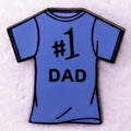 Funny Father's Day Brooch Men's Backpack Pin Metal Badge Pin Gift for Dad Suit Accessories