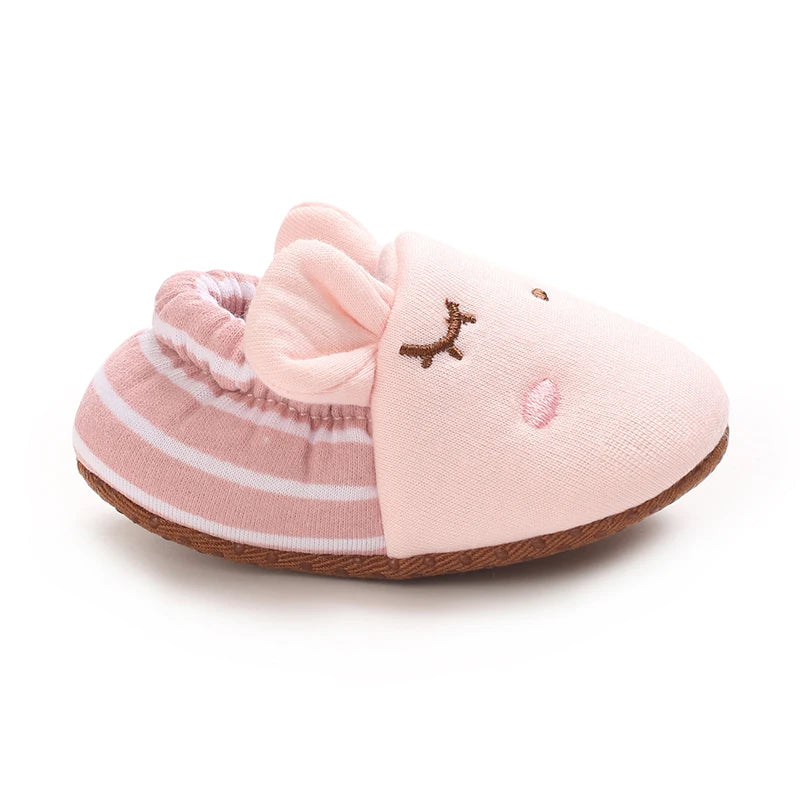 0-1Year Fashion Casual Shoes CartoonBaby Shoes Newborn Boy Girl First Walker Cute Spring and Autumn Pure Cotton Warm Soft Bottom