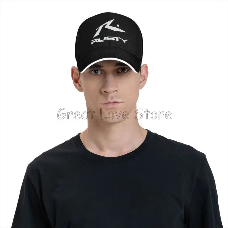 Rusty Surfboards Baseball Cap Unisex Daily Casual Sandwich Hat Summer Sports Sun Protector Bucket Hats Snapback Cap Dad Hat