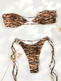 ZRTAK Micro Thong Bikinis Women Sexy Swimsuit Biquinis Bandage Swimwear Bikini Set Bathing Suit Swimming Beach Wear