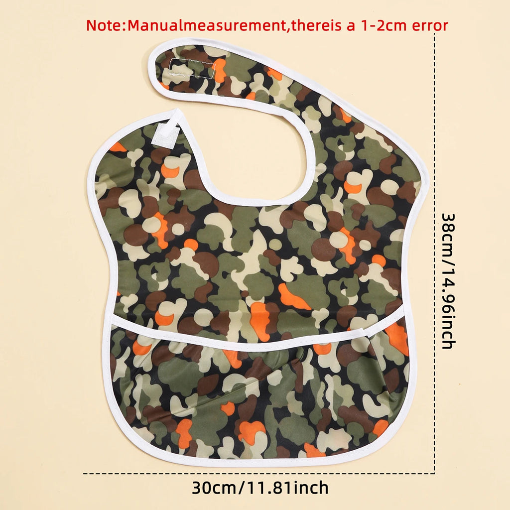 Baby Bibs Waterproof Kids Lunch Feeding Burp Cloth Boys Girls Cartoon Saliva Towel Newborn Printing Bibs Apron