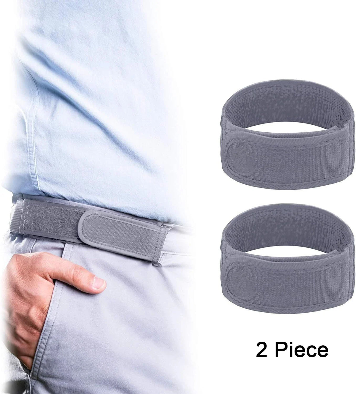 Buckle Free Waist Belts Men's Ultra-soft No Buckle Elastic Belts Fashion Comfortable Stylish Belt Loop Buckle-Free Belt Unisex
