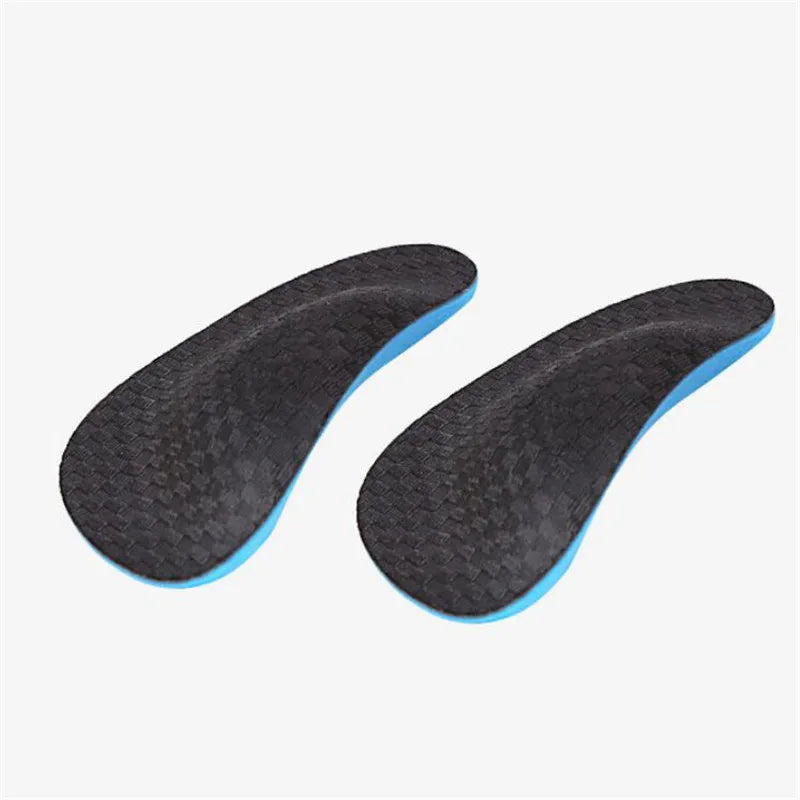 1Pair EVA Sports Palm Protector Insole For Men Women Flat Arch Support Half Cushion Inside Outside Splay Orthopedic Footbed Pads