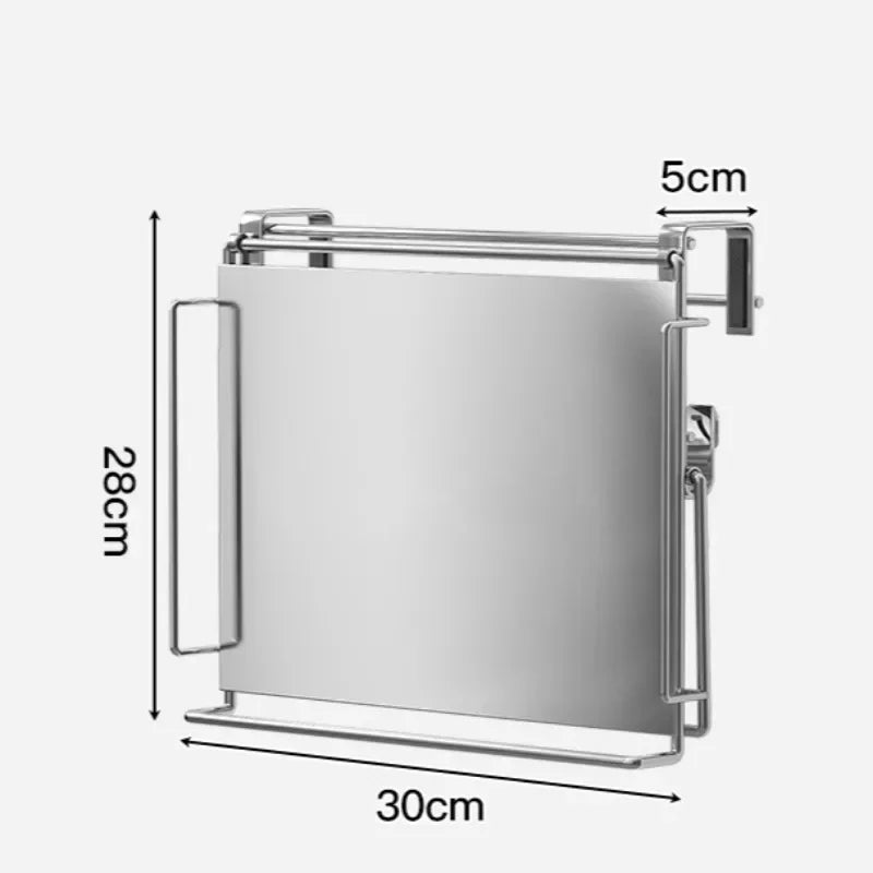 For Stainless Steel Foldable Countertop Storage Rack, Space-saving, Can Be Used To Extend The Countertop In Bathrooms and Kitche