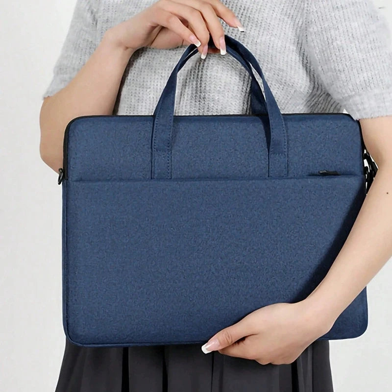 New Laptop Bag With,Personalized Embroidered Name Outdoor Business Large Capacity Laptop Bag, Single Shoulder Laptop Gift Bag