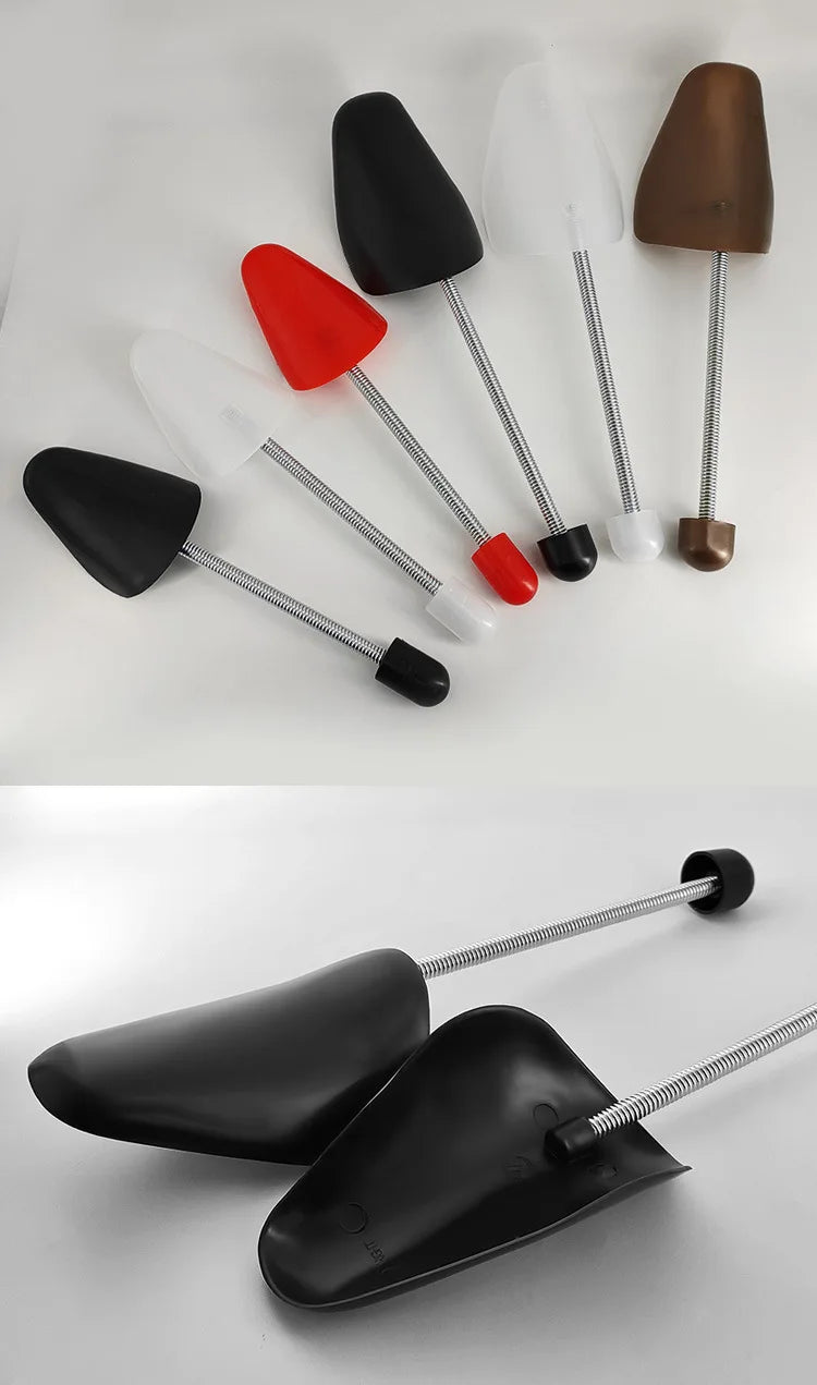 Household 1 Pairs Practical Plastic Shoe Trees Adjustable Length Shoe Trees Stretcher Boot Holder Organizers Shoe Stretcher