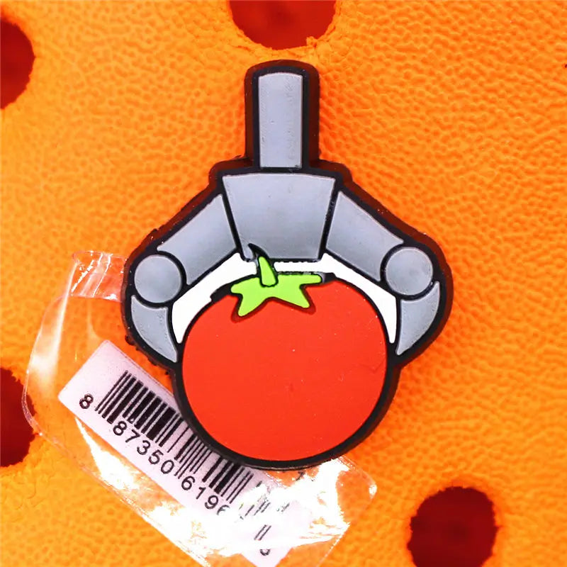 Einzelverkauf 1 Stück PVC-Schuh-Charms Süßer Hase Babyflasche Sieb Schuhzubehör Clips Schuhschnallen Dekorationen passend für Kinder Weihnachten