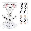 Halloween Animal Costume Kids Puppy Dog with Tutu Ear Headband Bowtie Tail Paws for Boys Girls