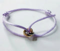 Simple Tricolor Gradient Bracelet stainless steel circle women's bracelet different colors of rope classic popular jewelry