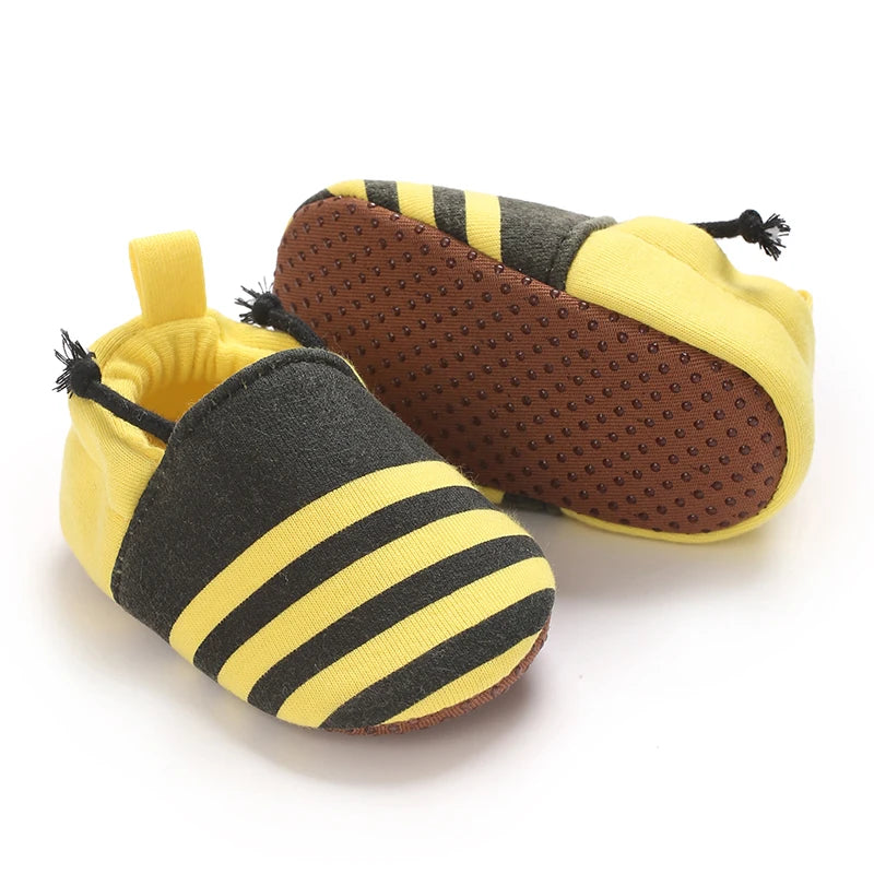 0-1Year Fashion Casual Shoes CartoonBaby Shoes Newborn Boy Girl First Walker Cute Spring and Autumn Pure Cotton Warm Soft Bottom