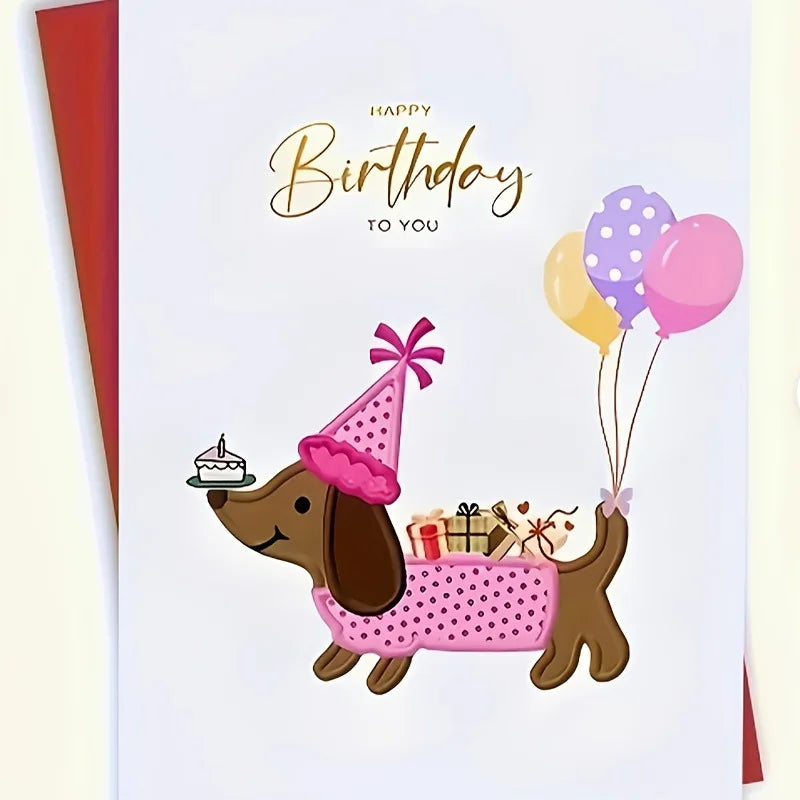 Birthday card with envelope funny text card spoof fun greeting card gift