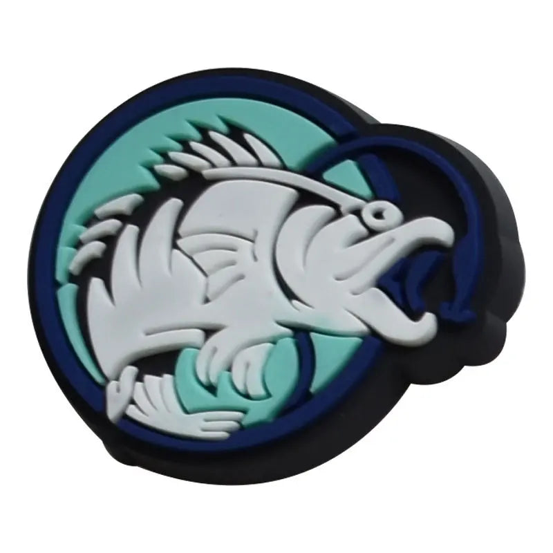 Go fishing Serie PVC Schuh-Charms Hausschuhe Schnallenkombination Passend für Armbänder Zubehör Dekoration Bänder Geschenk Unisex Party