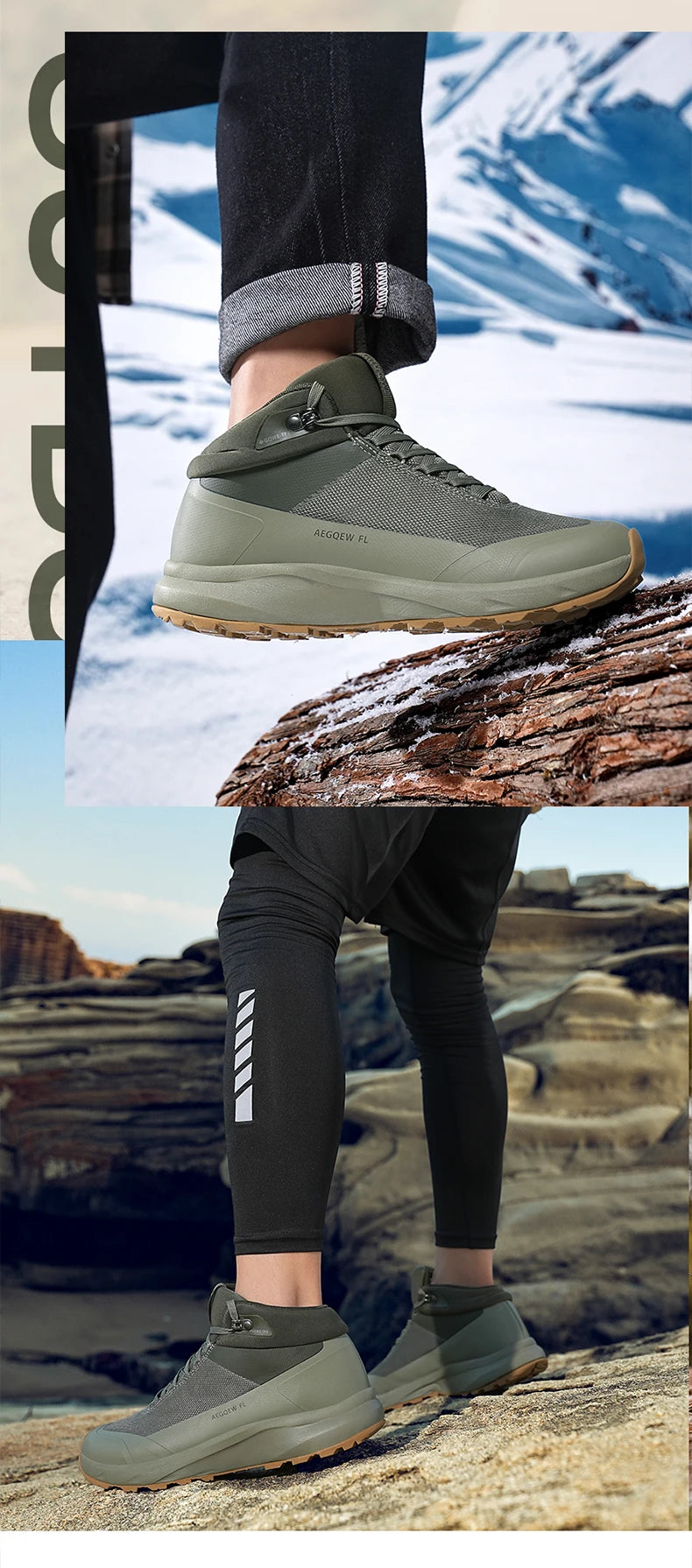 Waterproof Trekking Trainers for Men Comfortable and Supportive Man Hiking Sneakers Outdoor Activities Climbing Walking Shoes