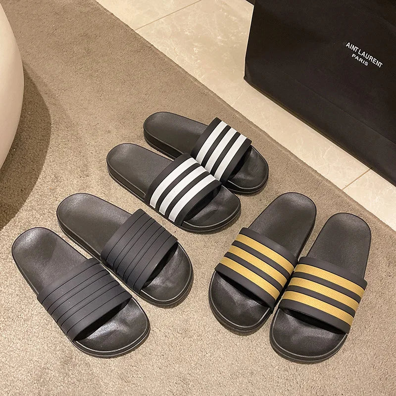 Smile New Women's Home Slippers Indoor Non-slip Bathroom Slippers Outdoor Swimming Slippers  Soft Beach Slippers For Women