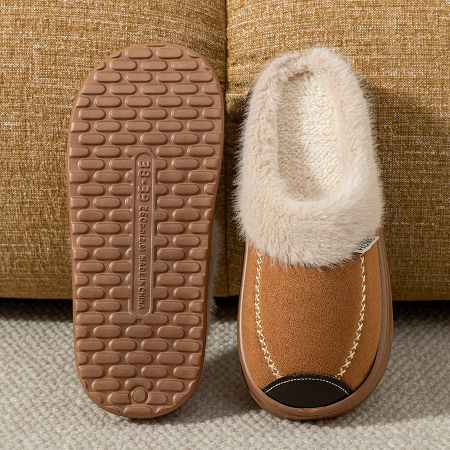 Children's Slippers Winter Parent-child Shoes Boy's Indoor Warmth Outdoor Anti Slip Comfort Fashion Bedroom Casual Home Shoes