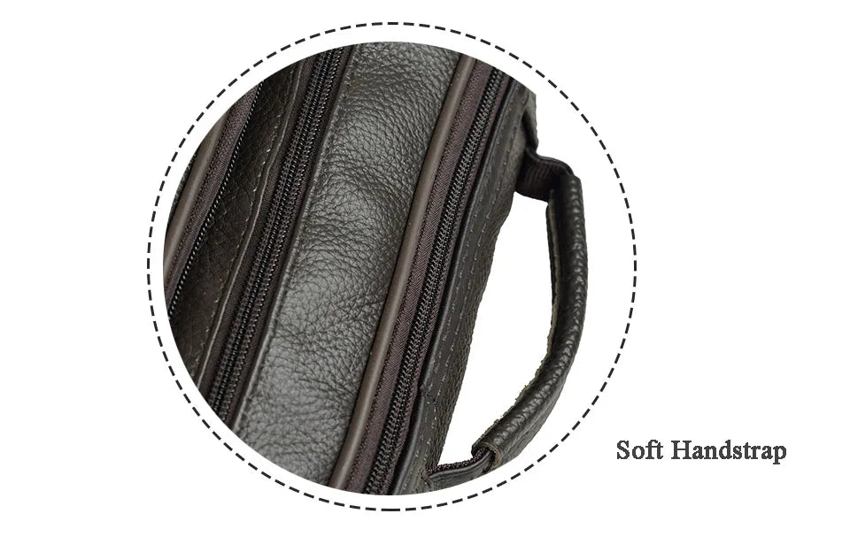 New Arrival Men Shoulder Bag Men's Genuine Leather Messenger Bag Boy Coffee Middle Size Handbags Tote Natural Skin Men Briefcase