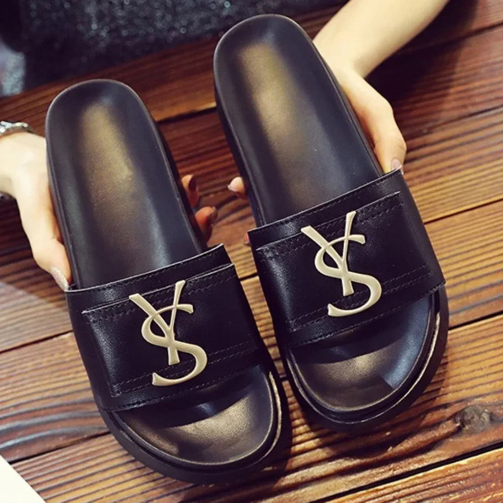 Women Slippers Summer New Platform Designer Sandals Fashion Letters Ladies Shoes Casual Outside Non-slip Slippers Slides Women