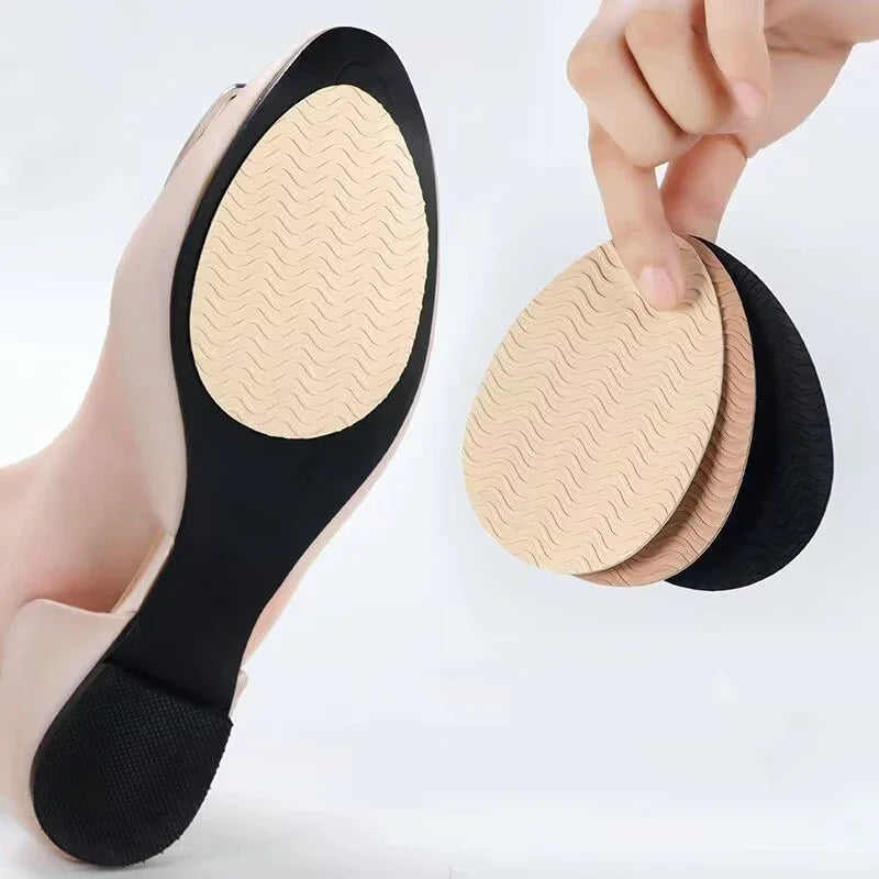 2-8pcs Women's Silicone Forefoot High Heel Stickers Self-Adhesive Non-Slip Rubber Shoes Mat Bottom Sheet Soles Paddings
