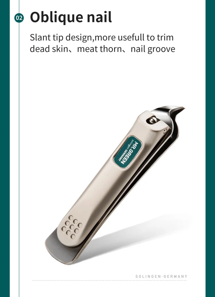 MR.GREEN Portable Manicure Set Nail Clippers Travel Tools Kit Stainless Steel Gift Box For Friends Or Family