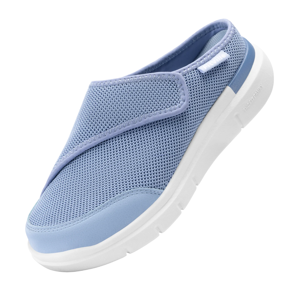 FitVille Damen Orthopädische Hausschuhe Breite Fleece-gefütterte Clogs mit Fußgewölbestütze Erholungs-Pantoletten Bequeme Slip-On-Schuhe