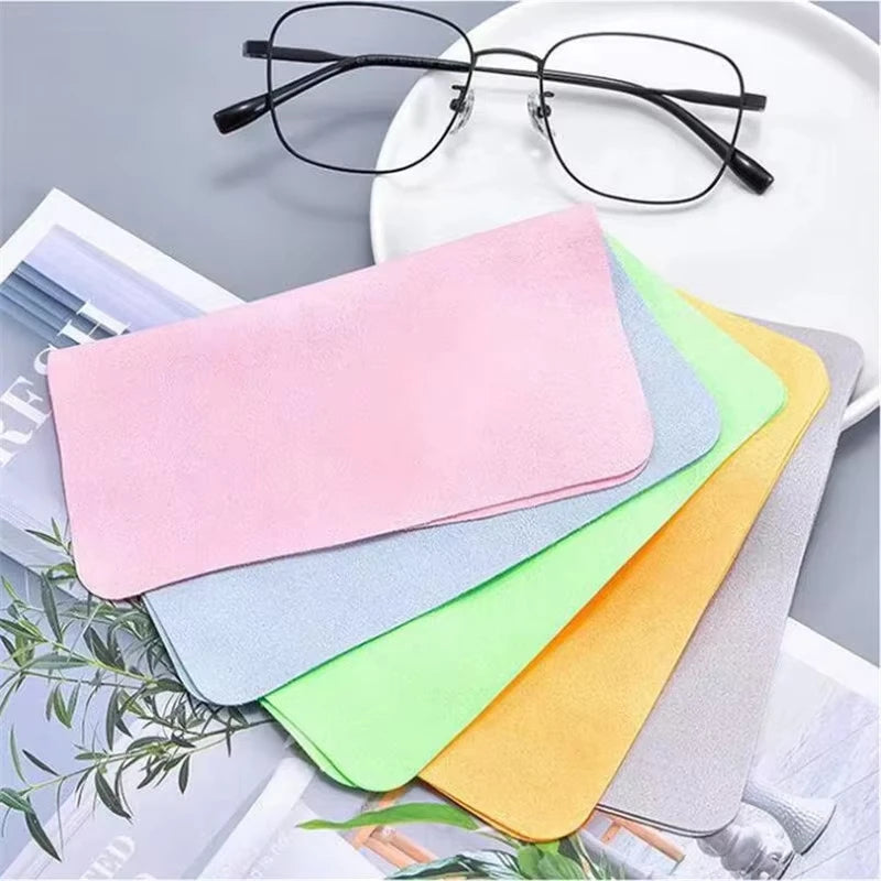 5/20Pcs Glasses Microfiber Cleaning Cloth Glasses Cleaner Camera Sunglasses Cleaning Cloth Cleaning Wipes Tools