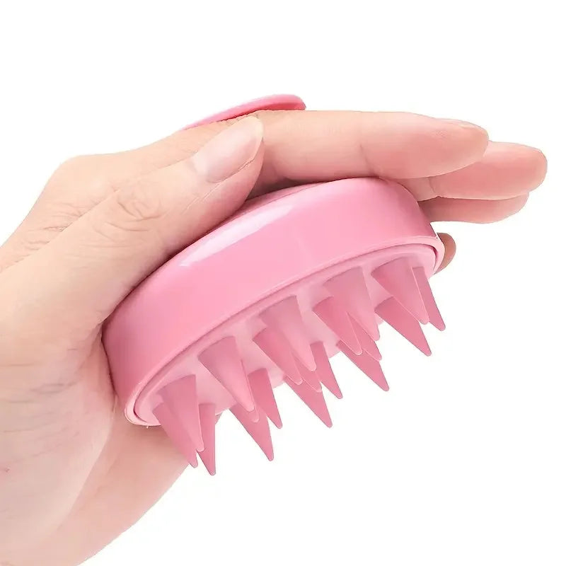 3pcs Scalp Massage Brush with Root Comb Applicator Bottle Silicone Massager Hair Oil Applicator Bottles Hair Coloring Supplies