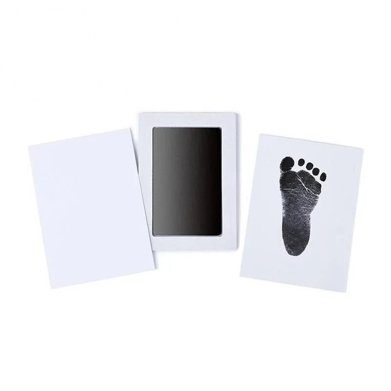 DIY-Set für Baby-Hand- und Fußabdrücke, Stempelkissen, Fotorahmen, Handabdruck für Kleinkinder, Souvenir-Accessoires, sicheres, sauberes Babyparty-Geschenk