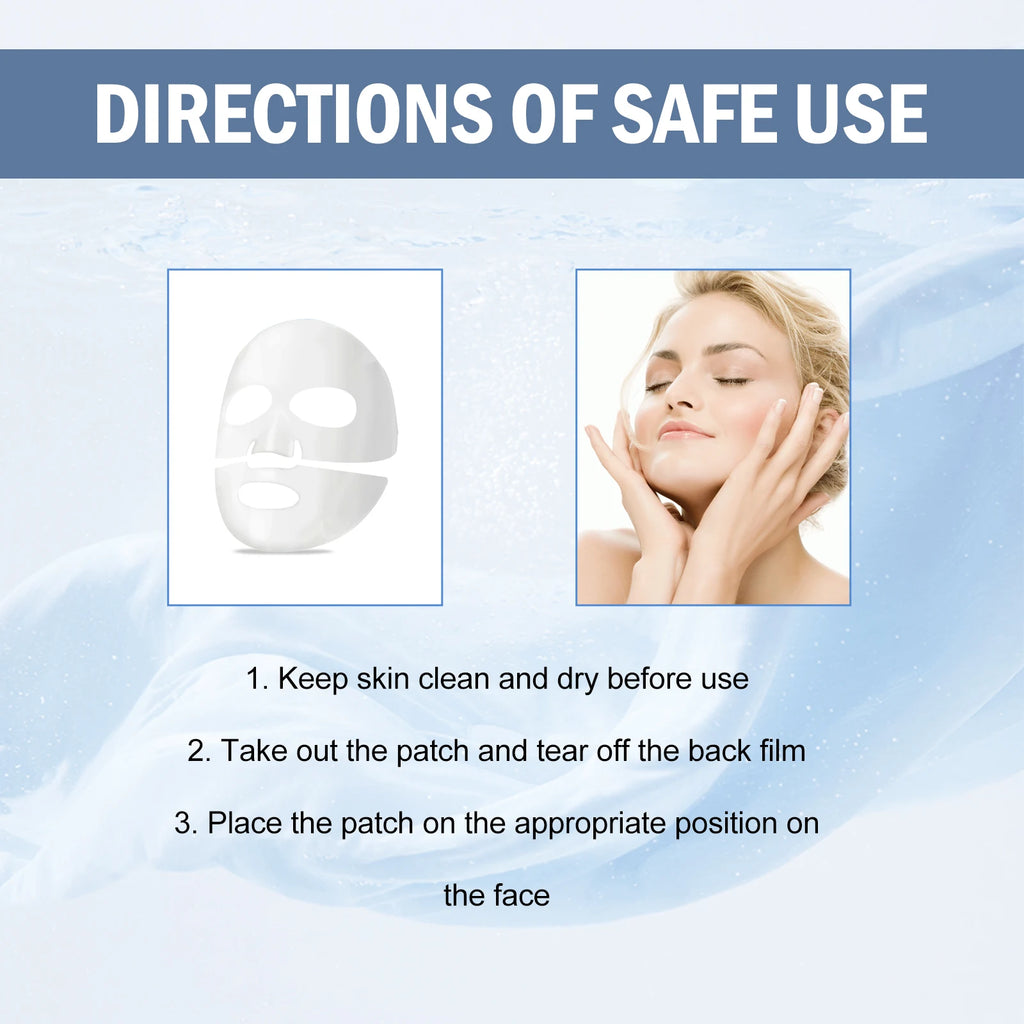 Collagen Mask Korean Overnight Hydrating Face Mask Hyaluronic Acid Anti-Wrinkle Firming Shrink Pores Deep Elasticity Skin Care