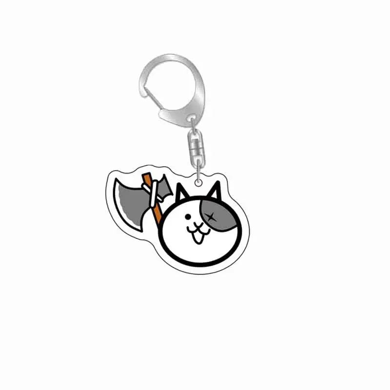 Game Battle Cats Wiki  6cm Acrylic Keychain Cute&quirky Backpack Ornamentation Accessories Gift Birthday Presents