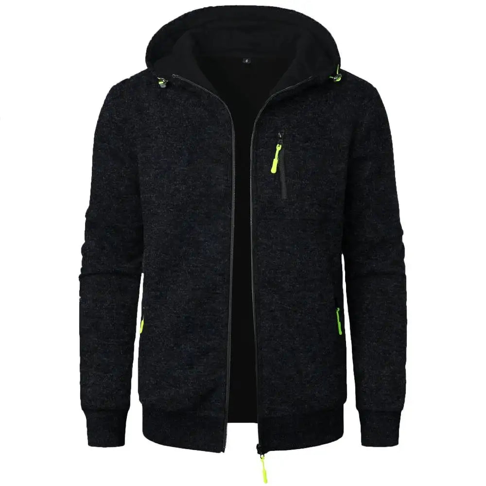 Men Casual Sports Hoodies 50 Years Mustang Car Jackets Mens Hooded Outwear Warm Fleece Tracksuit Coat  Zipper Hoodies