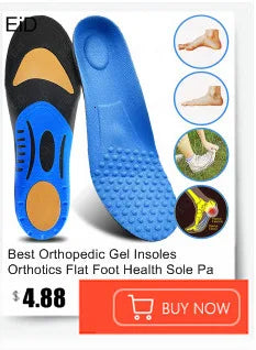 EiD 3/4 Leder orthopädische Schuheinlagen für Plattfüße Fußgewölbestütze orthopädische Schuheinlegesohle Einlegesohlen für Herren und Damen Fußpflege