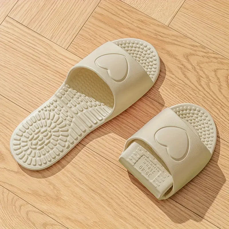 2025 New Ultra Light Non Slip Beach Slippers for Women Soft Sole Massage Home Slides Woman Portable Folding Outdoor Flip Flops