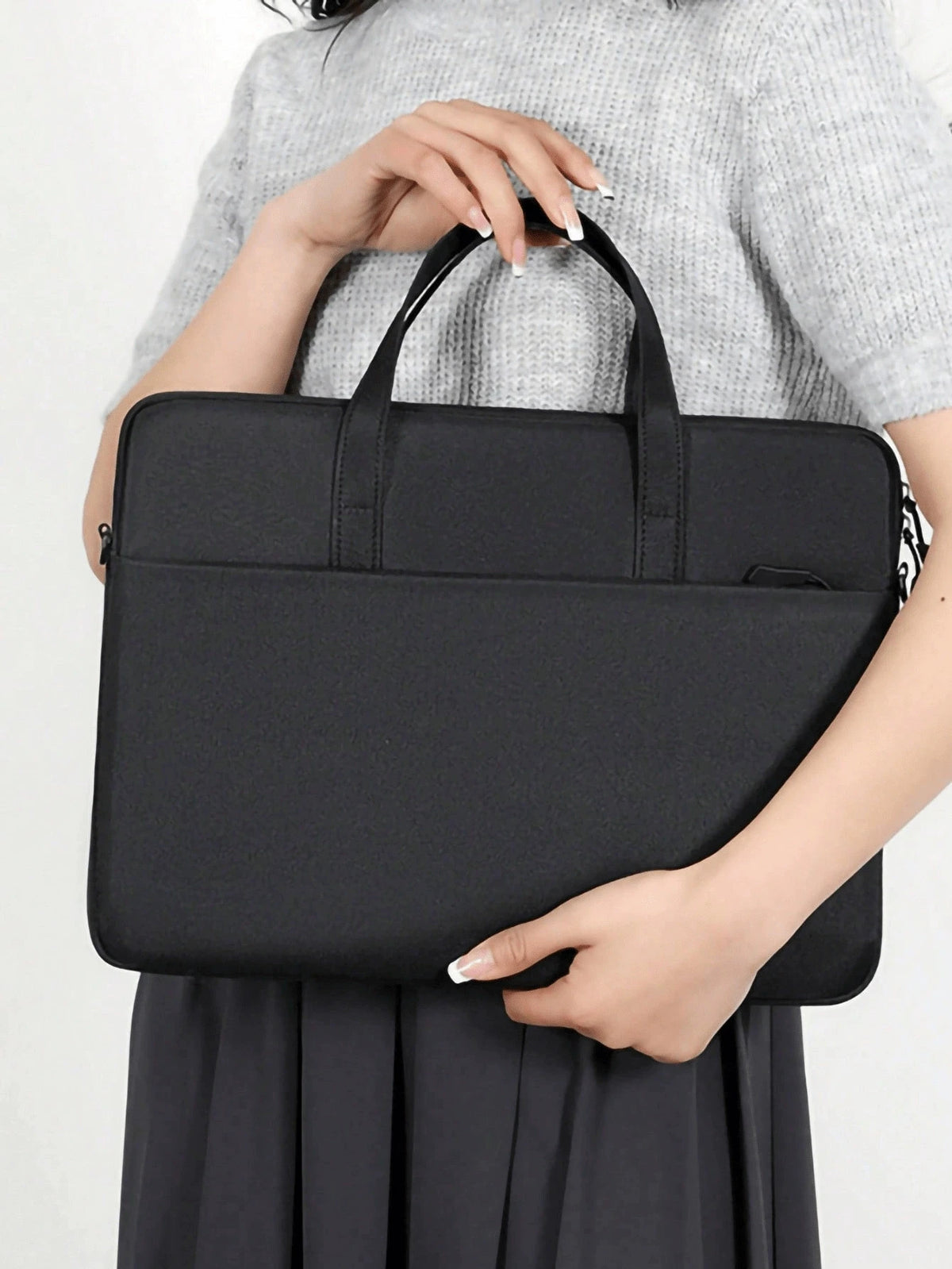 New Laptop Bag With,Personalized Embroidered Name Outdoor Business Large Capacity Laptop Bag, Single Shoulder Laptop Gift Bag