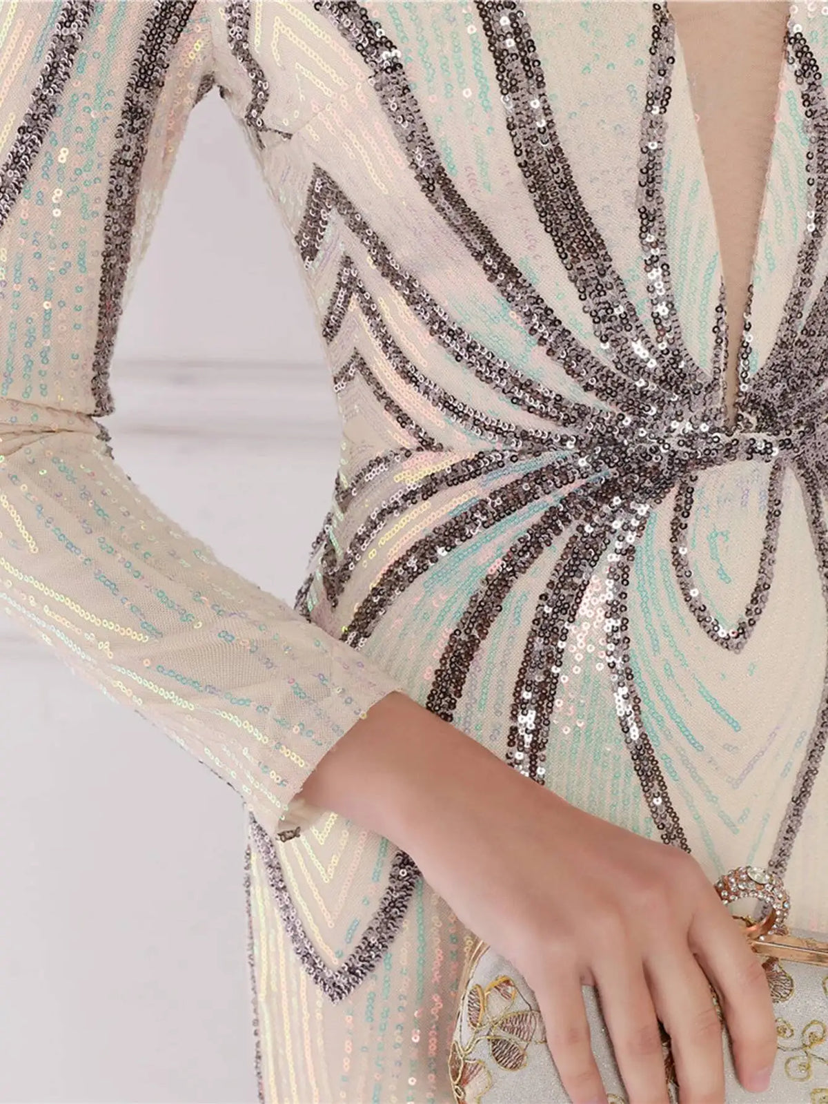 Sexy long sleeve birthday evening dresses for women 2026 elegant luxury wedding party dress vintage maxi sequin dress vestidos
