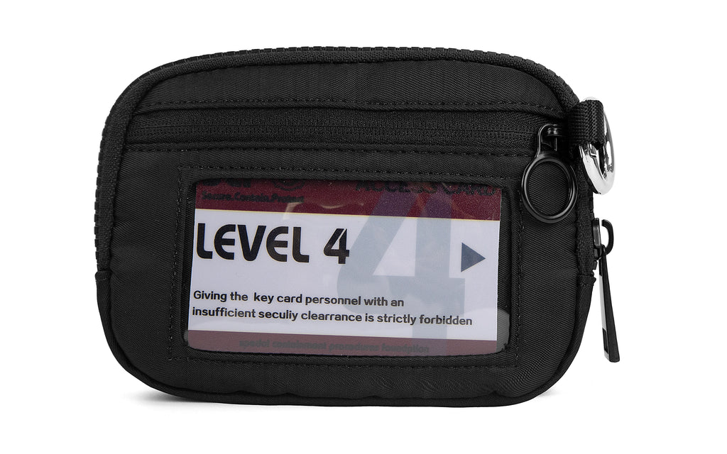 Women Cute Small Pouch Mini Wallet with Clear ID Window, Makeup Cosmetic Bag,Card Holder Bag for Purse,Toiletry Zipper Pouch