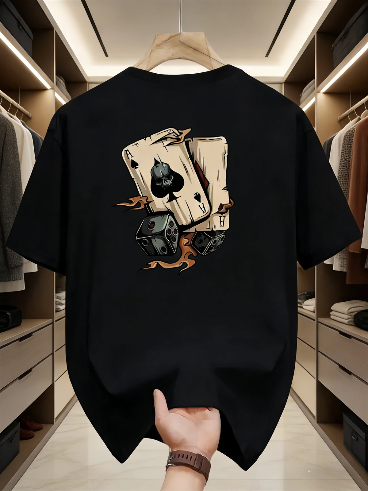 New trendy men's summer fashion casual t-shirt with round neck and short sleeves  Outdoor sports and leisure activities