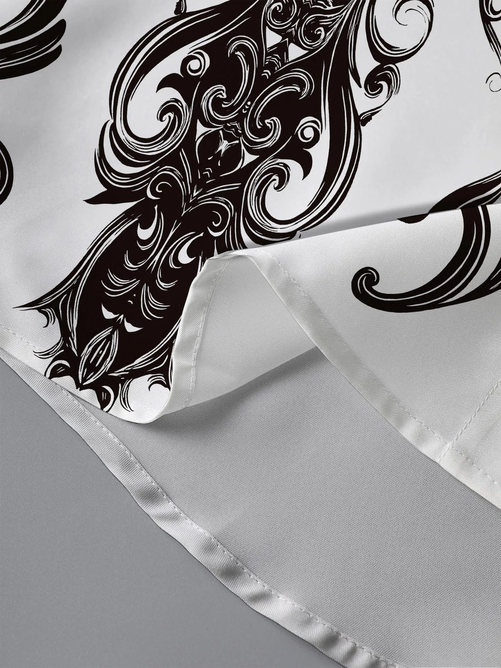 Men's Retro Geometric Scroll Halloween Costume Long-Sleeve Button-Down Shirt Casual Dress Shirt Dark Gothic Style Vacation Daily