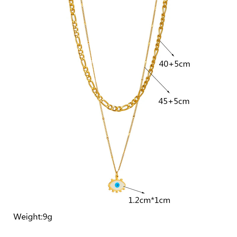 DIEYURO 316L Stainless Steel Pearl Heart Butterfly Green Stone Pendant Necklace For Women Vintage Girls Chain Jewelry Gifts