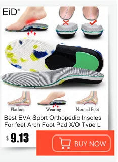 EiD 3/4 Leder orthopädische Schuheinlagen für Plattfüße Fußgewölbestütze orthopädische Schuheinlegesohle Einlegesohlen für Herren und Damen Fußpflege