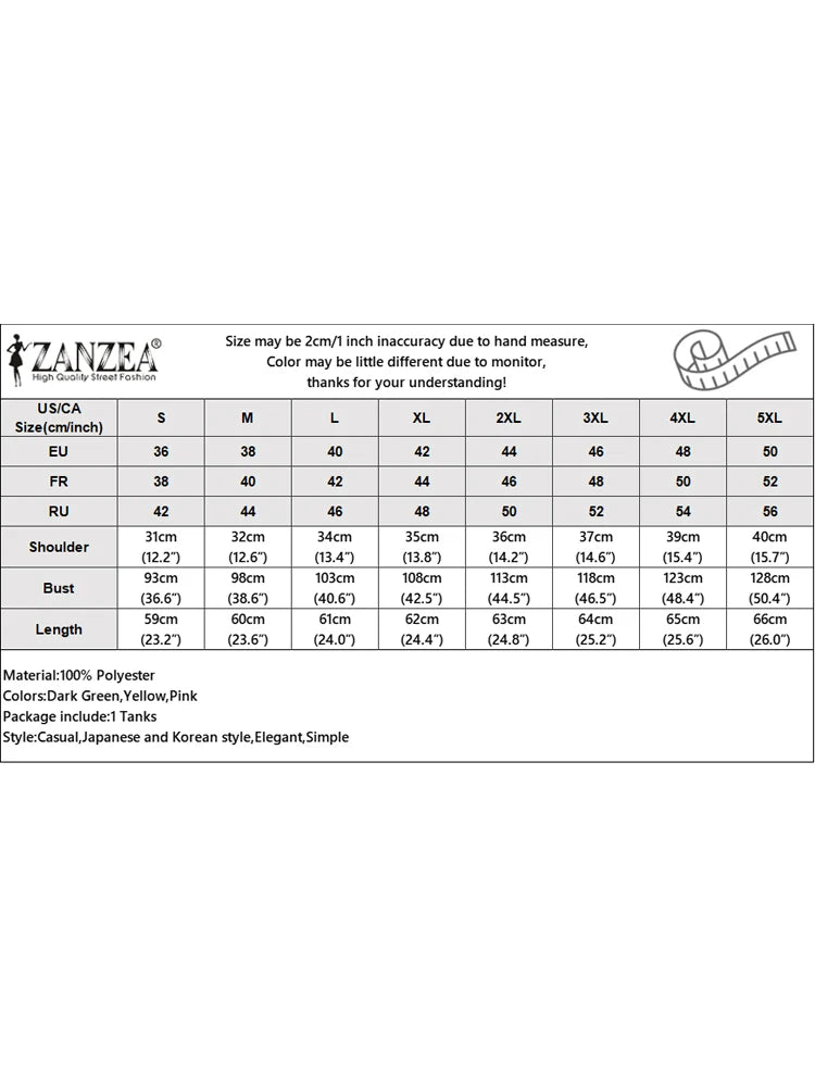 ZANZEA Women Tank Tops 2025 Summer Bandage Casual Loose Tees Sexy Sleeveless Solid Color Shirts Round Neck Ruffled Blusas Tops