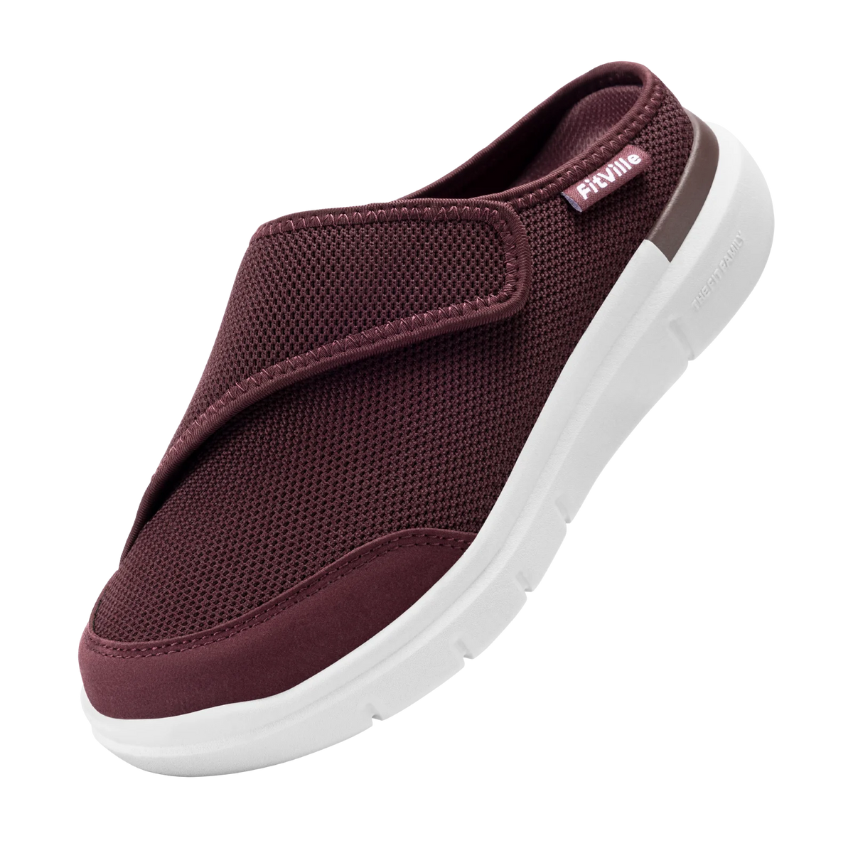 FitVille Damen Orthopädische Hausschuhe Breite Fleece-gefütterte Clogs mit Fußgewölbestütze Erholungs-Pantoletten Bequeme Slip-On-Schuhe