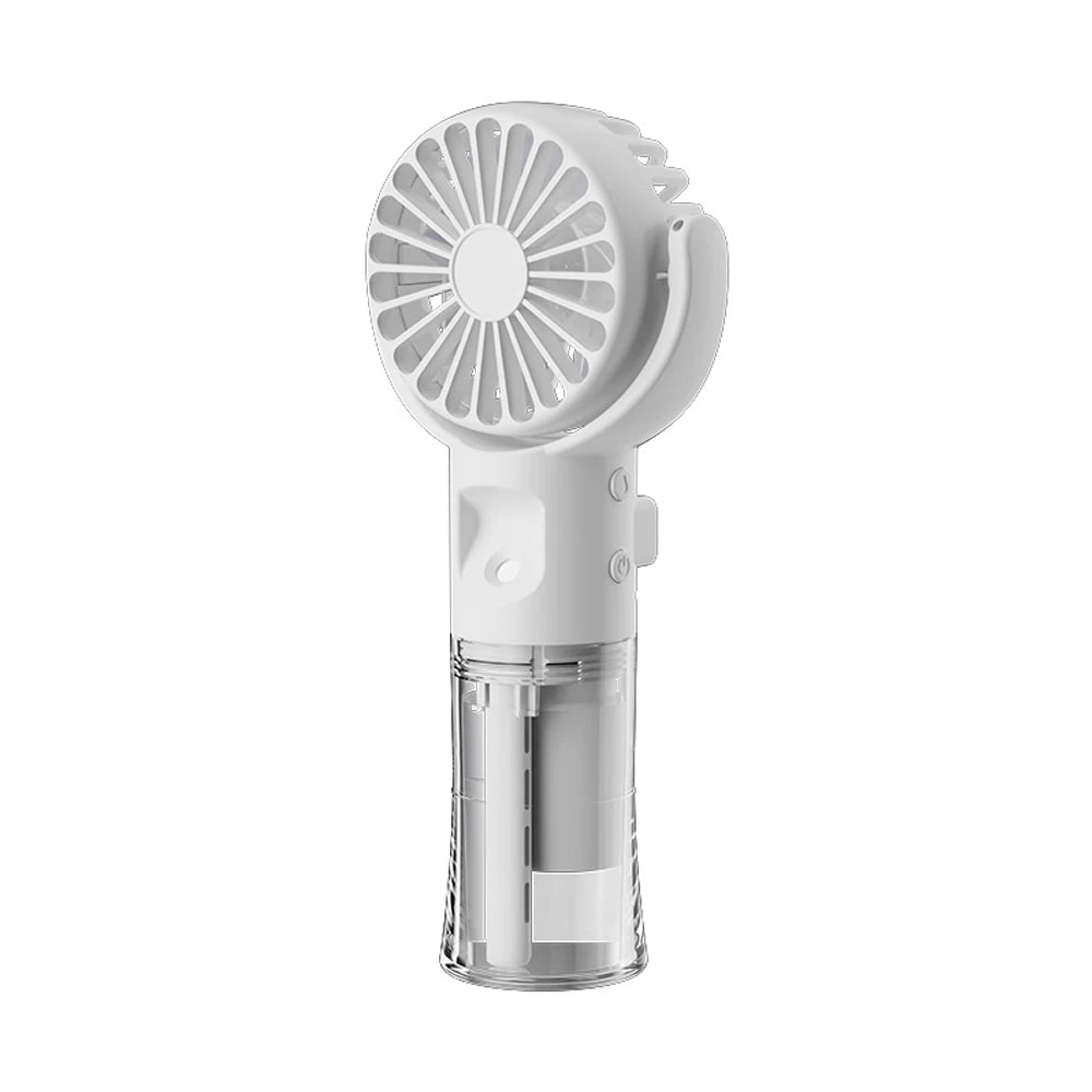 Mini Fan Portable Handheld Fan Water Mist Fan Small Spray Humidifier Fan USB Rechargeable Portable Fan New Hand Fan Air Cooler