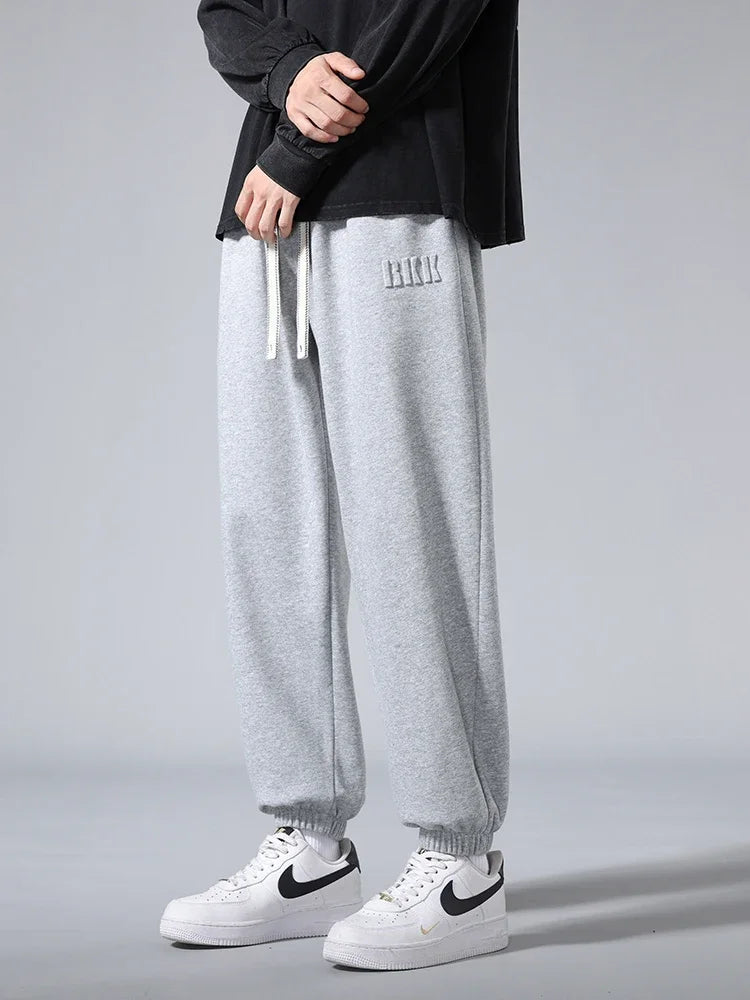 2025 Men's Jogger Cotton Sweatpants Big Size 8XL 7XL 6XL Sports Baggy Pants Sting Banding  Hip Hop Loose Harem Trousers