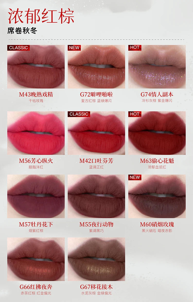 Girlcult Velvet Matte Liquid Lipstick Waterproof Long Lasting Quick-drying Non-Stick Cup Nude Lip Stain Vegan Lip Gloss