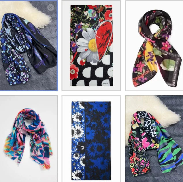 Foreign trade original single Spanish new trend colorful leisure gift shawl scarf scarf