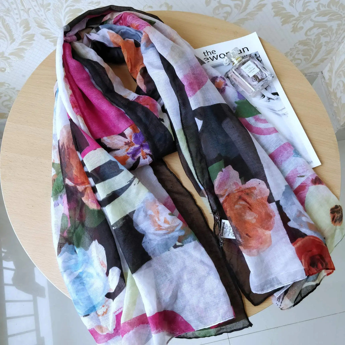 Foreign trade original single Spanish new trend colorful leisure gift shawl scarf scarf