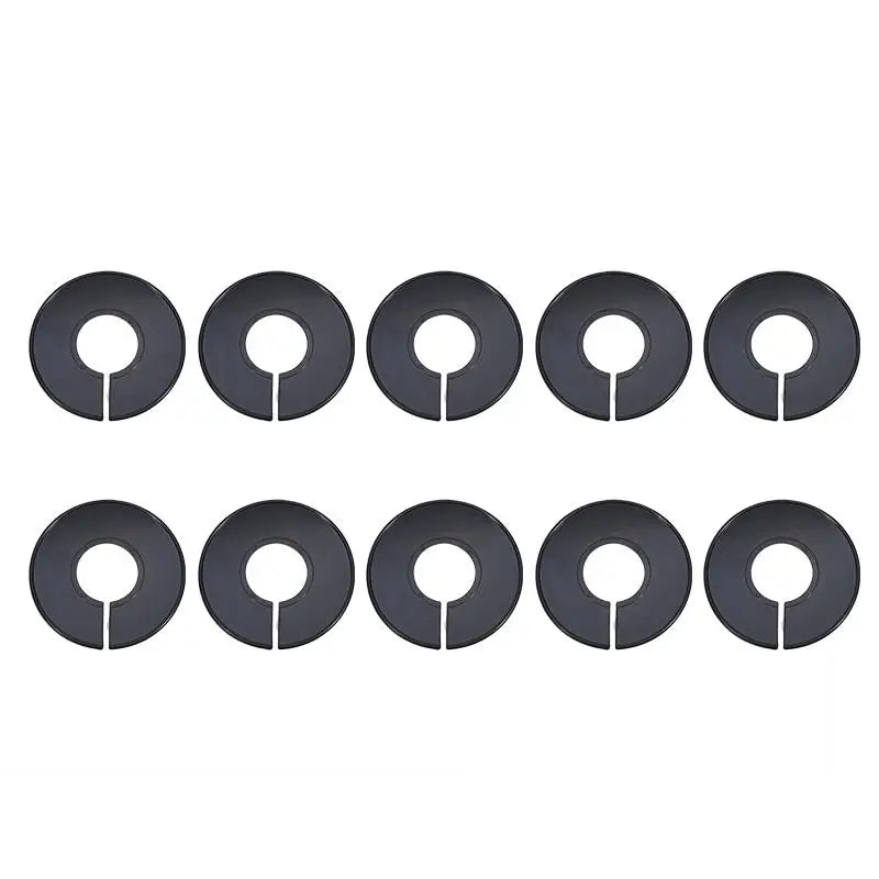 10/20 piezas divisores de tamaño de estante de ropa de plástico, perchas redondas, divisores de armario, etiquetas de ropa, anillo de marcado de tamaño