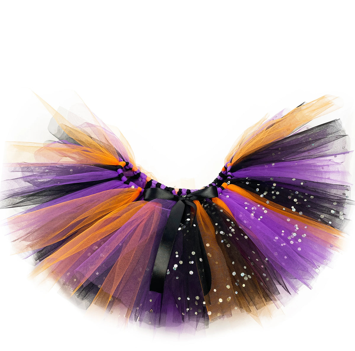 Girls Halloween Glitter Tutu Skirts Baby Ballet Tulle Pettiskirts with Witch Hat Broomsticks Kids Cosplay Party Costumes Cloth