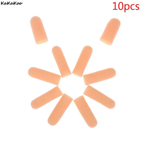 10Pcs Silicone Gel Tubes Finger Little Toe Protector Corn Blister Pain Relief Sleeve Cover Separators Foot Care Tool