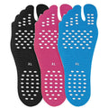 2Pcs=1Pair Beach Insoles Invisible Outsole Foot Stickers Waterproof Self Adhesive Flexible Pool Barefoot Anti-slip Feet Care Pad